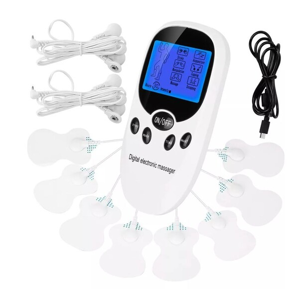 iMounTEK Electronic Pulse Massager, Pain Relief Body Massage Muscle Stimulator - Picture 1 of 5